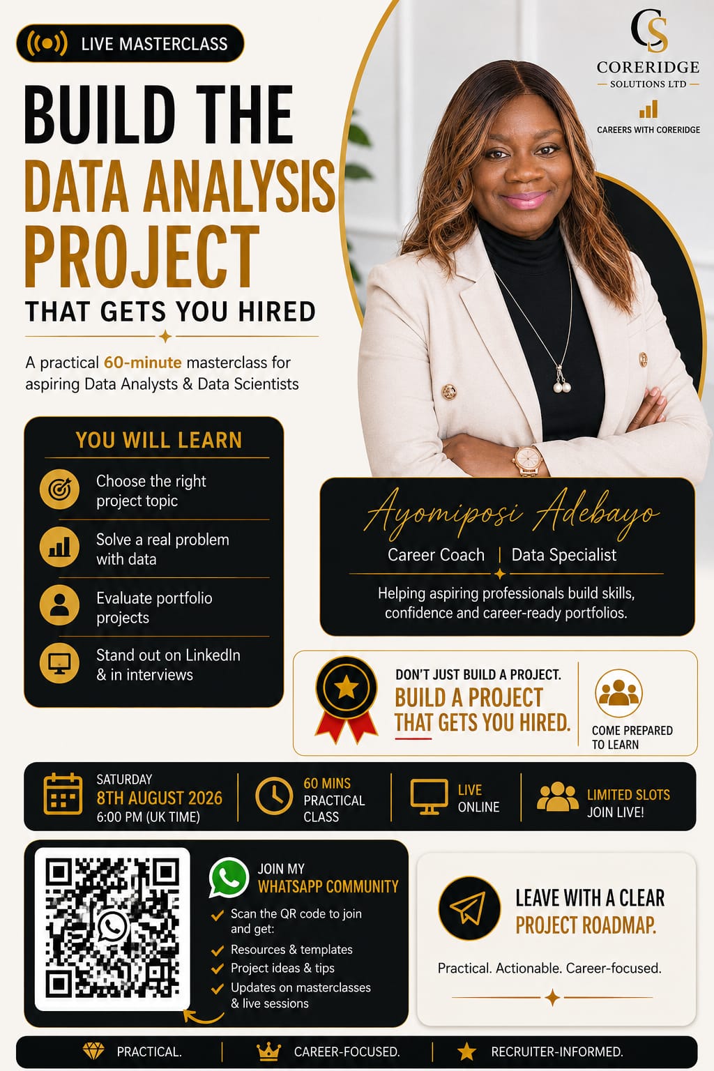 Build the Data Analysis Project That Gets You Hired — masterclass flyer